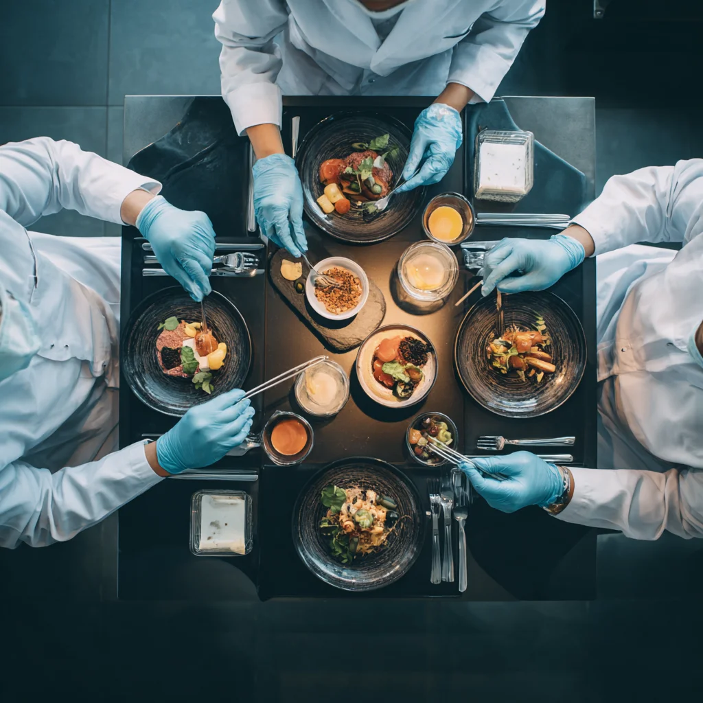 Oběd v kuchyňce s týmem