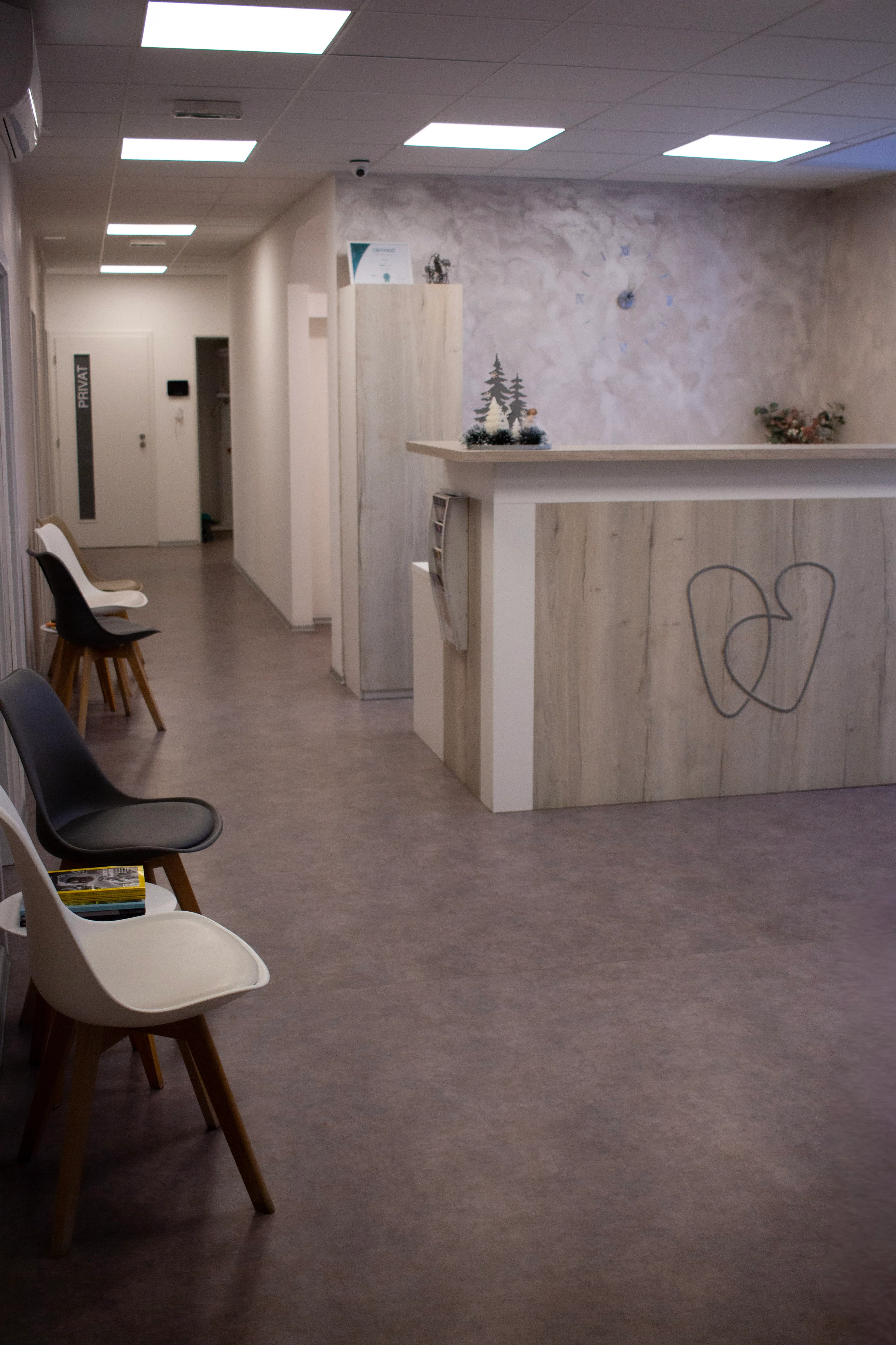 Příchod do ordinace, prohlédnutí denního programu a příprava na plánované výkony